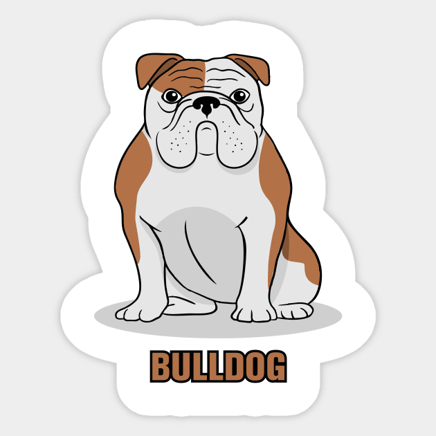 bulldog Sticker by Logisstudio